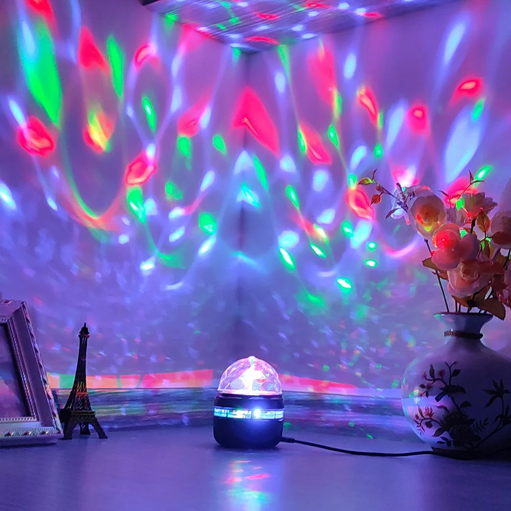 LED Star Galaxy Projector NightLights Starry Sky Projector Christmas Lighting 5V USB Room Bedroom Home Decoration