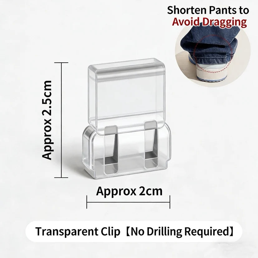 1~10PCS Invisible Leg Shortening Clip, Non-Slip Pants Edge Clip, Quick Fix Hem Clip, Hidden Pants Adjuster, Sewing Accessories